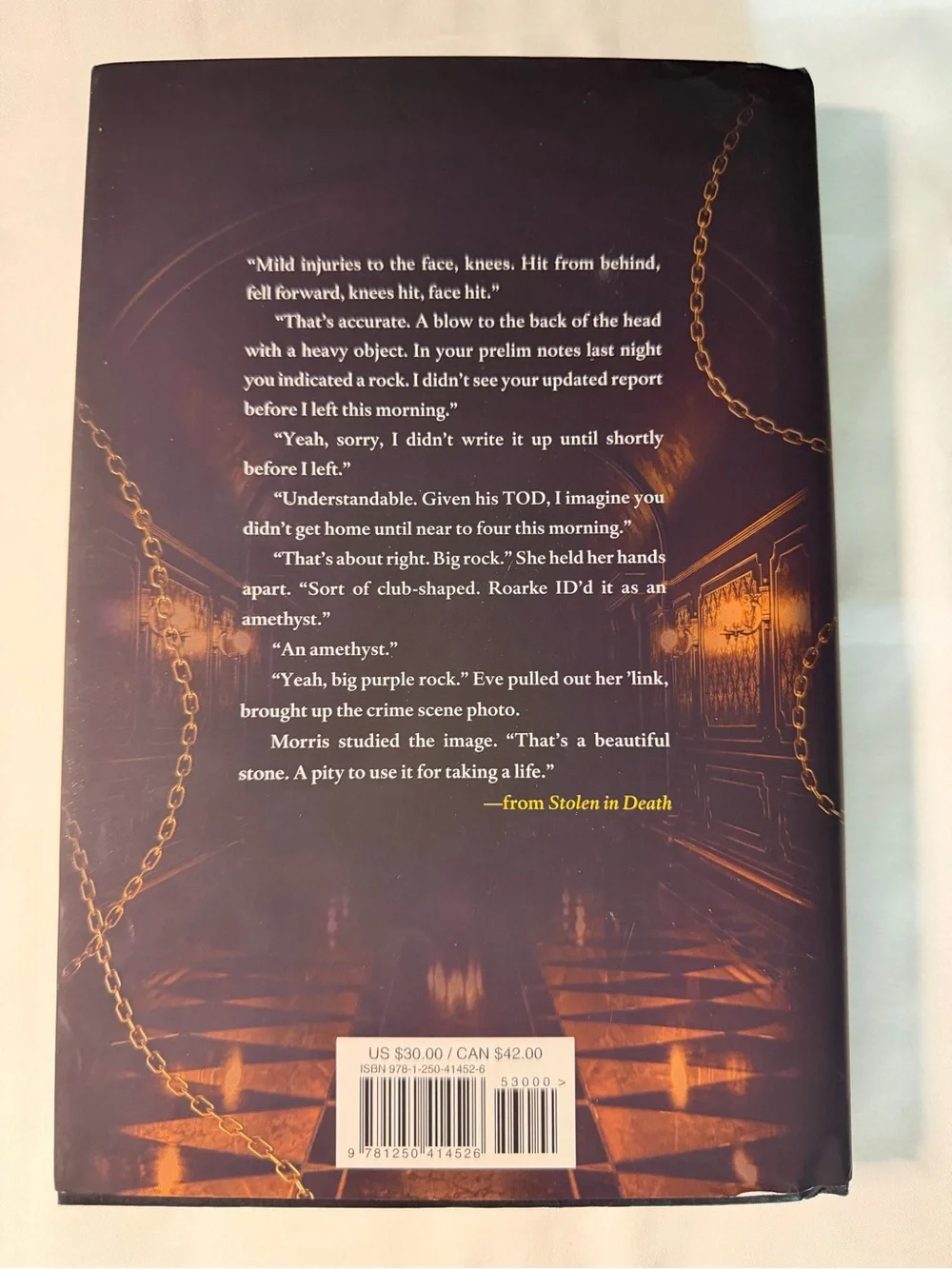 Stolen in Death by J.D. Robb (Nora Robert’s)